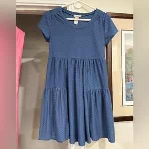 Blue babydoll style dress
